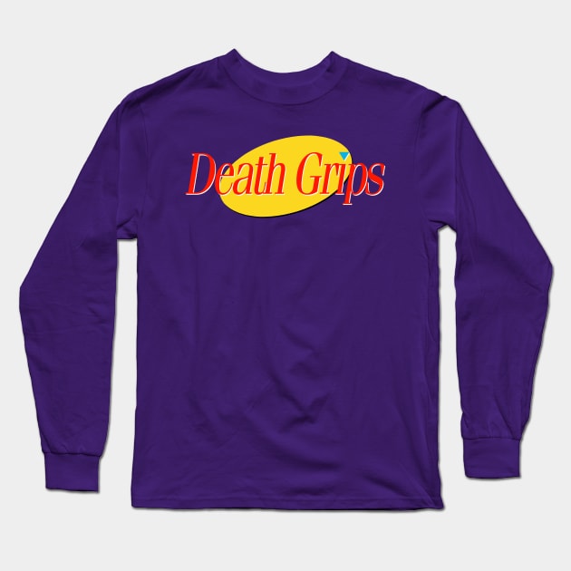 Death Grips Aesthetic 90s Logo Design Long Sleeve T-Shirt by DankFutura